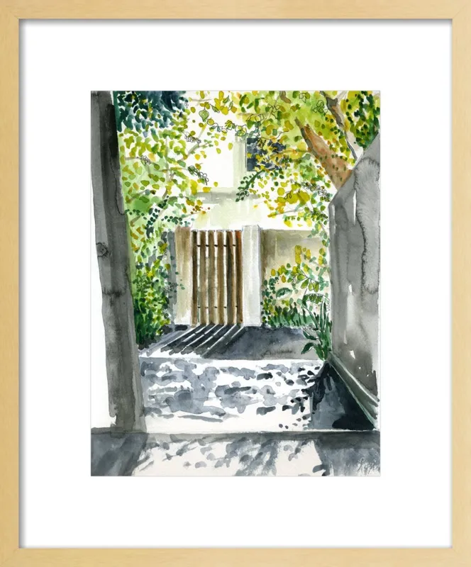 Garden Gate by Miri Eshet for Artfully Walls