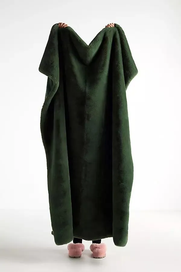 Sophie Faux Fur Throw Blanket