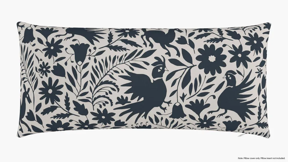 Throw Pillow Cover 14" x 30", Ink Frida, 14" x 30"