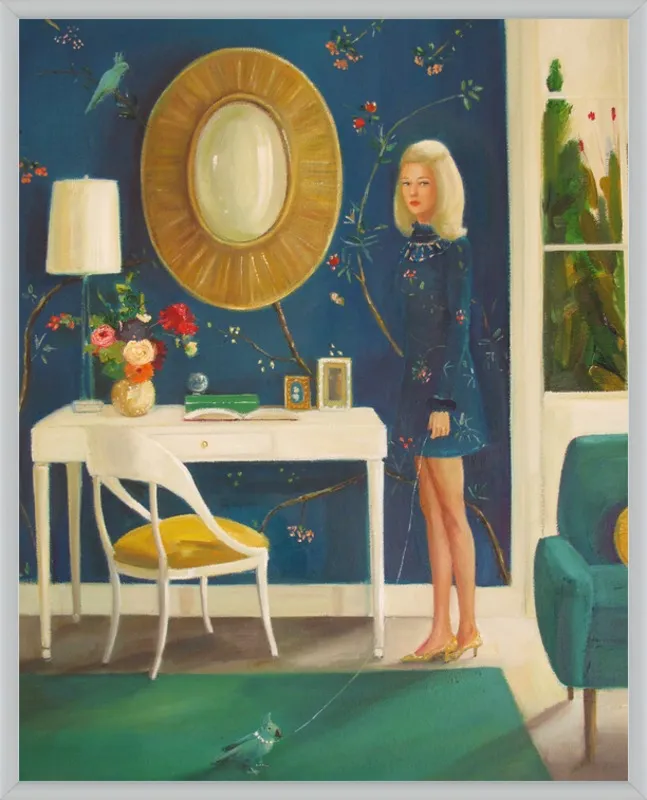 The Invisible Nature of Tansy Fairchild by Janet Hill for Artfully Walls