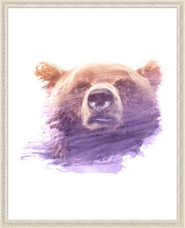 BEAR SUPERIMPOSED WATERCOLOR by Emiliano Deificus for Artfully Walls
