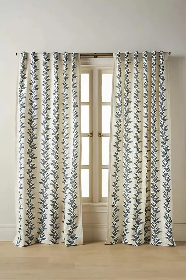 Calista Printed Floral Curtain
