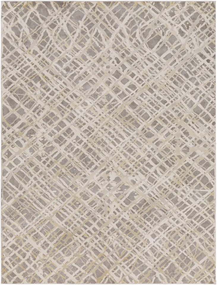 Tibetan Beige Indoor 8'10" x 12'4" Machine Woven Rug