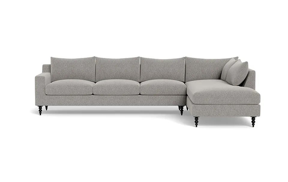 Sloan 4-Seat Right Bumper Sectional