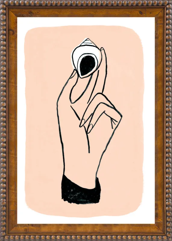 My Hand is My Face by Michael Doyle - Apartment On Belmont for Artfully Walls