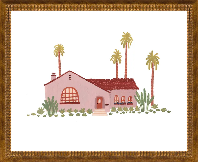 Pink Bungalow by Taylor Ann for Artfully Walls