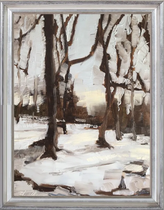Winter forest by Philine van der Vegte for Artfully Walls