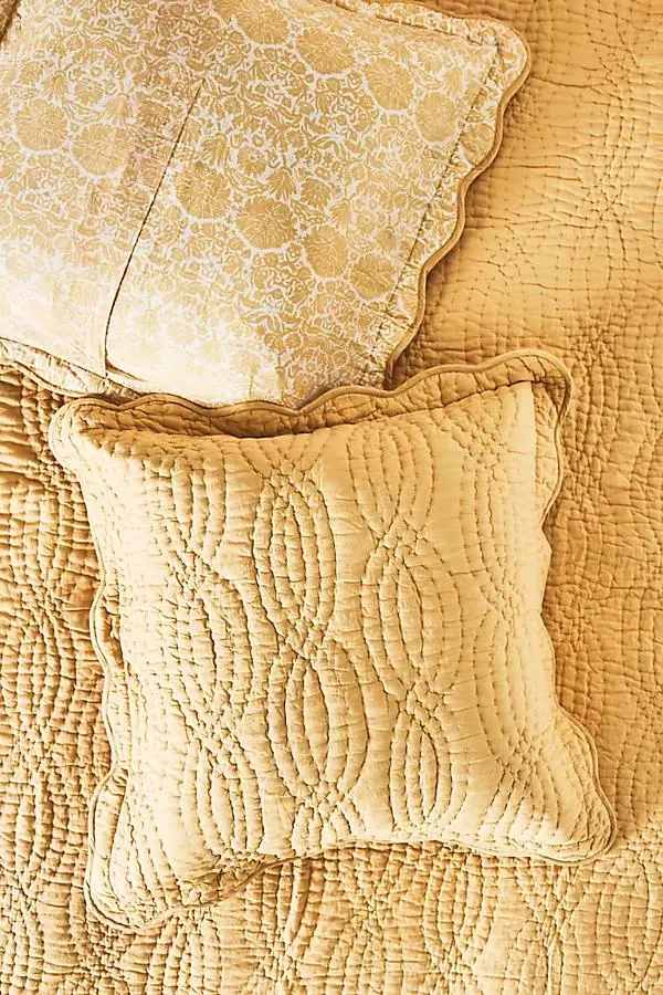 Iluka 100% Cotton Gauze Floral Euro Sham