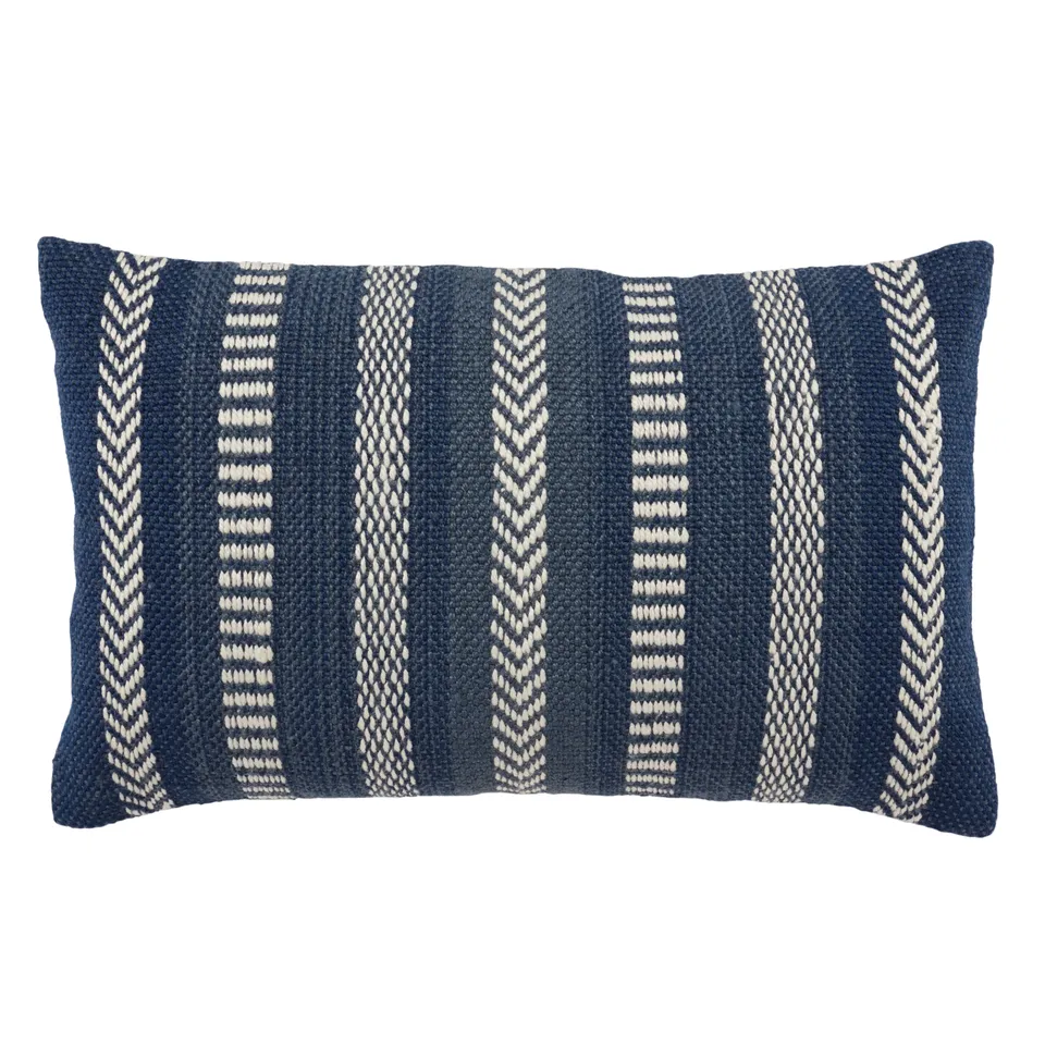 Design (US) Blue Ivory 13"X21" Pillow