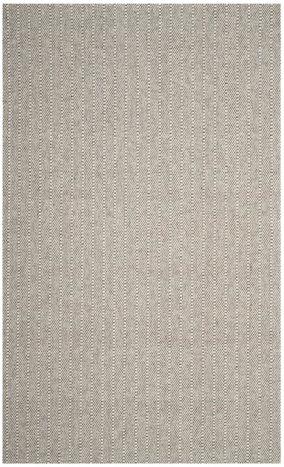 Arlo Home Hand Hooked Area Rug, WIL102A, Grey/Ivory,  5' X 8'