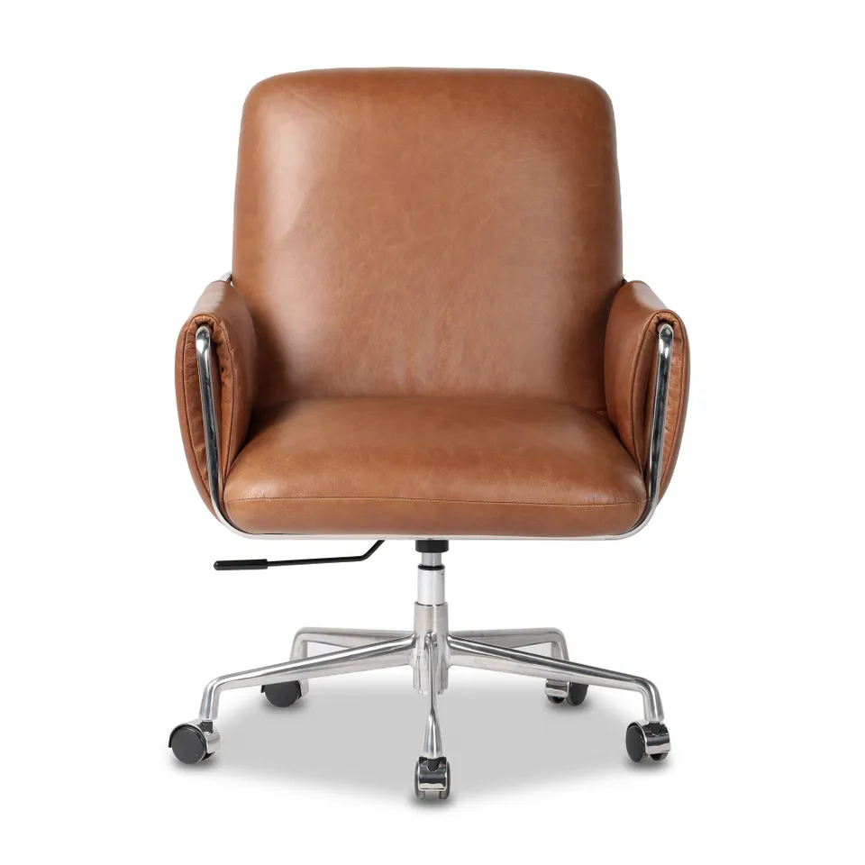 Sherman Lowback Desk Chair - Sonoma Chestnut
