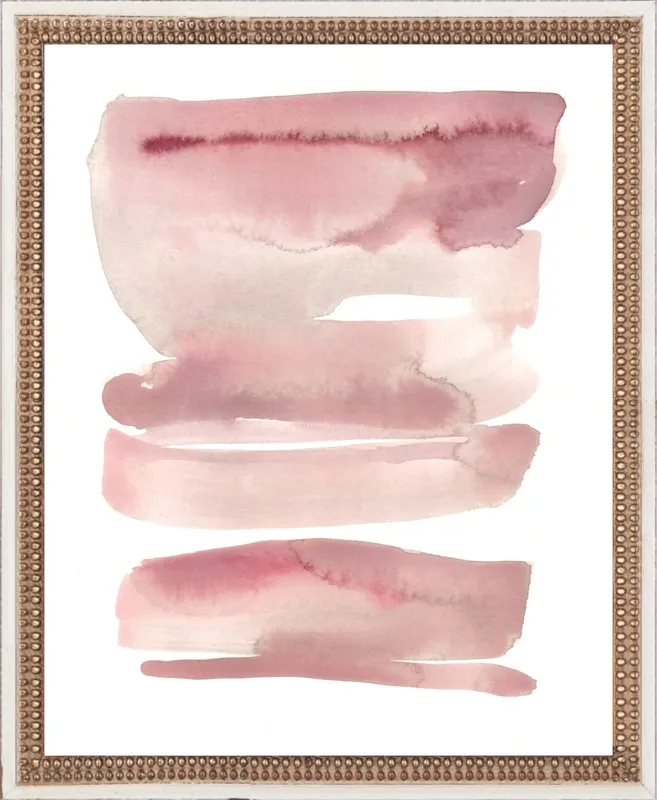pink waves by Kelly Witmer for Artfully Walls