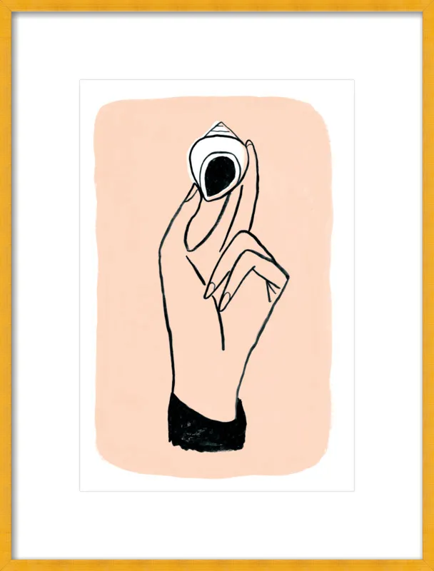 My Hand is My Face by Michael Doyle - Apartment On Belmont for Artfully Walls