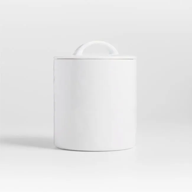 Mercer White Porcelain Small Canister