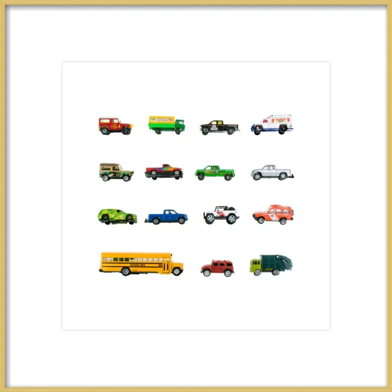 Vintage Toy Trucks by Jennifer Steen Booher for Artfully Walls