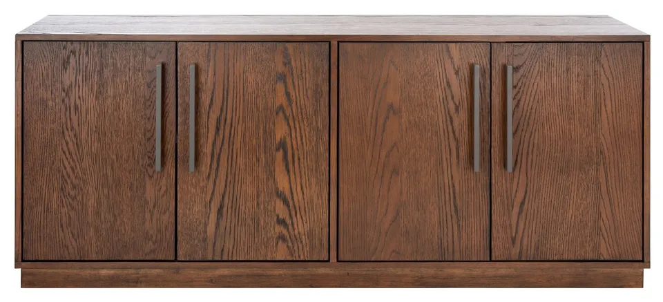 Mallory 4 Door Media Stand - Dark Brown