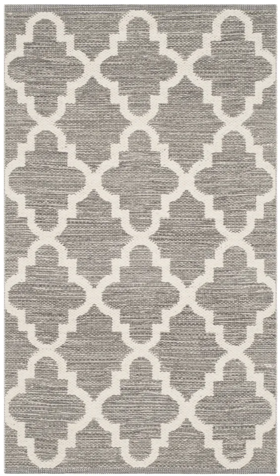 Arlo Home Hand Woven Area Rug, MTK810A, Grey/Ivory,  2' 3" X 3' 9"