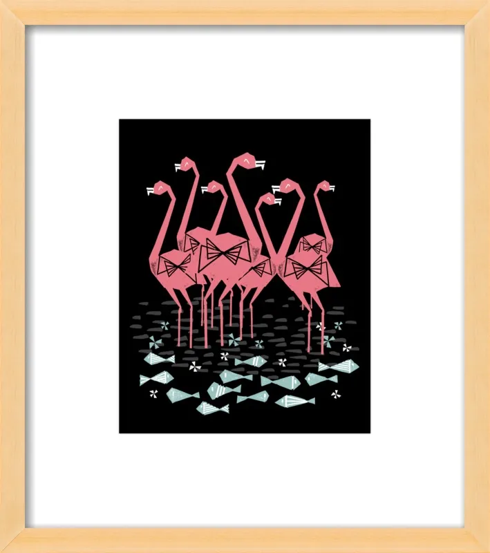 Flamingos by Andrea Lauren for Artfully Walls