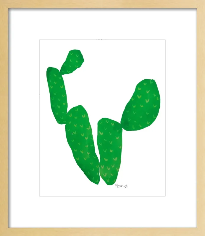 Green Cacti by Kate Roebuck for Artfully Walls