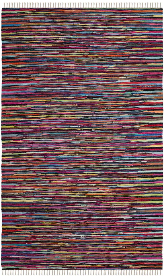 Arlo Home Hand Woven Area Rug, RAR128G, Multi,  6' X 9'