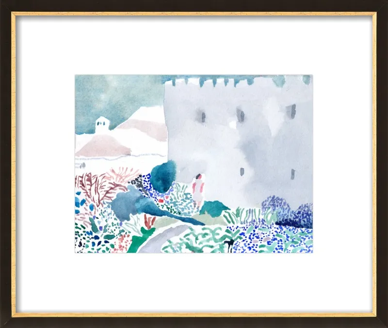Castle Flowers by Charlotte Ager for Artfully Walls