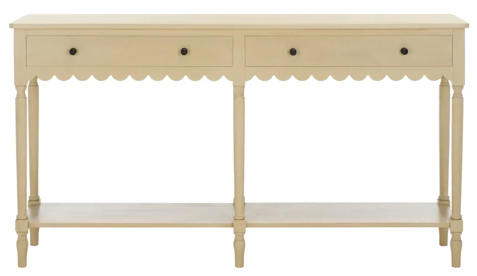 Haven 2 Drawer Large Console - Natural