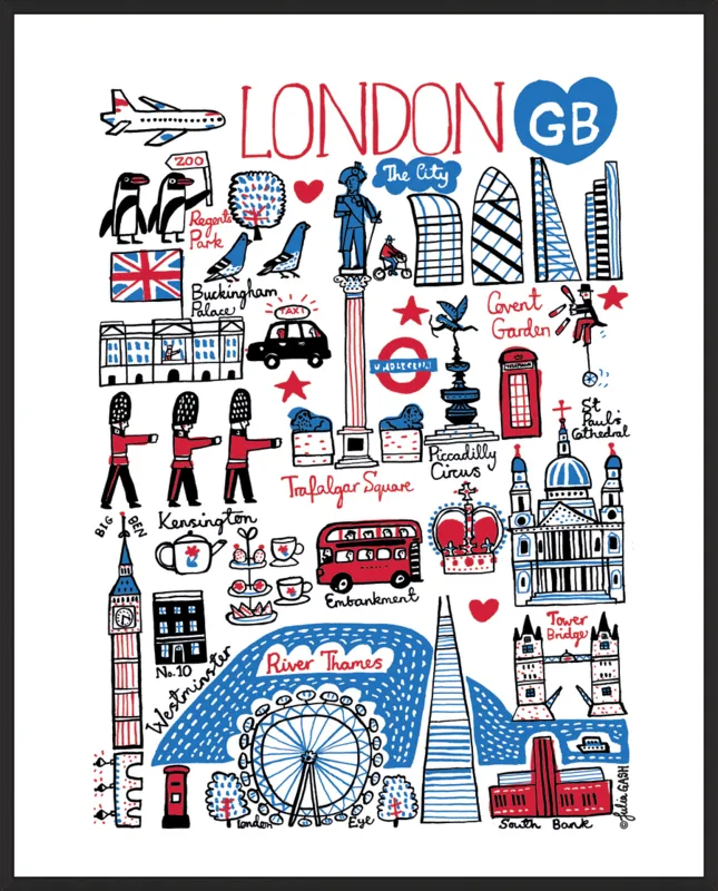 London by Julia Gash for Artfully Walls