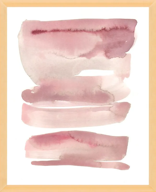 pink waves by Kelly Witmer for Artfully Walls