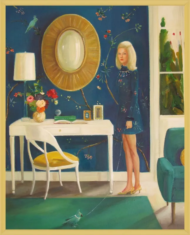 The Invisible Nature of Tansy Fairchild by Janet Hill for Artfully Walls