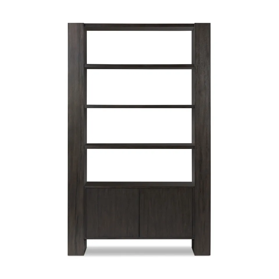 Fisher Bookcase - Smoked Black Veneer