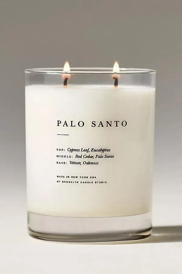 Brooklyn Candle Co. Woody Palo Santo Glass Candle