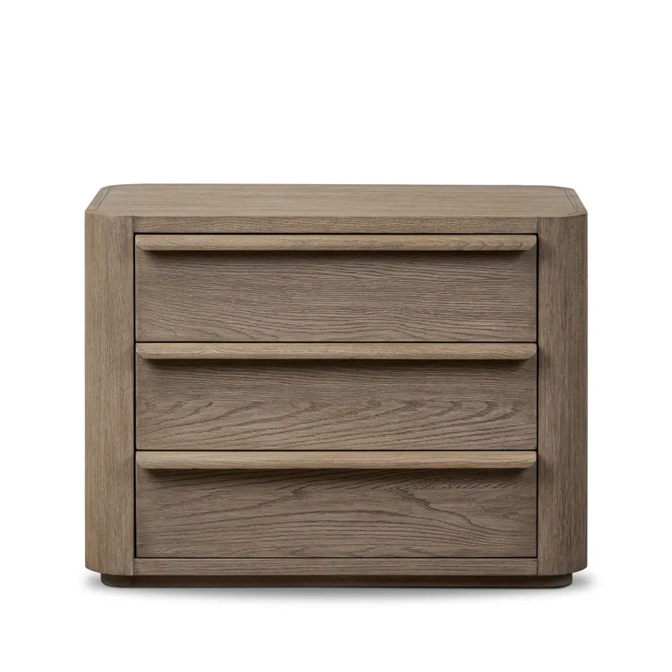 Primrose Nightstand - Natural Flat Oak Veneer