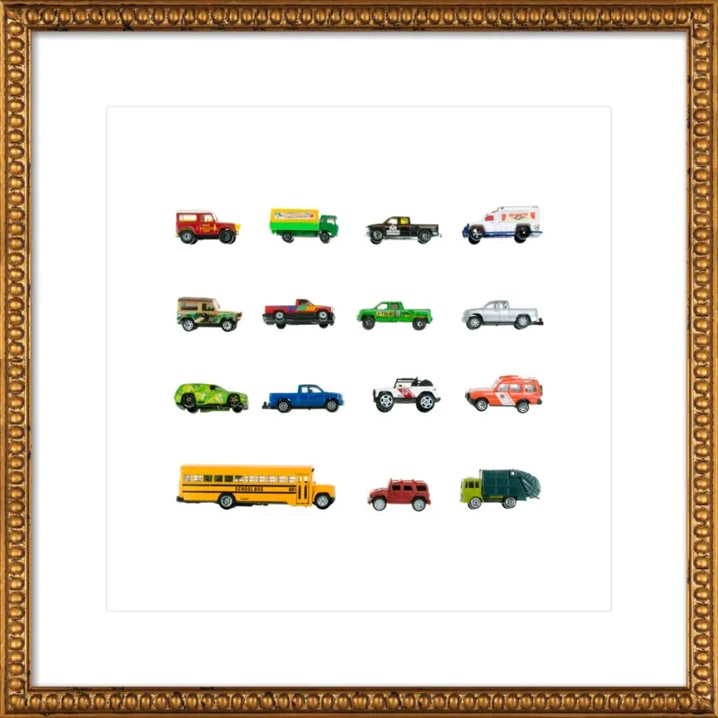 Vintage Toy Trucks by Jennifer Steen Booher for Artfully Walls