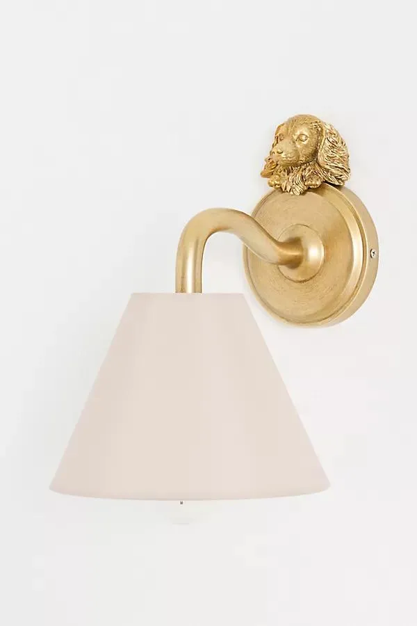 Icon Sconce Wall Light: Dog Edition