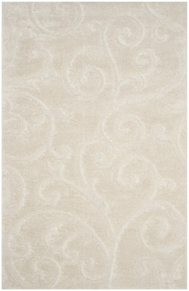 Arlo Home Woven Area Rug, SG455-1111, Cream/Cream,  6' X 9'