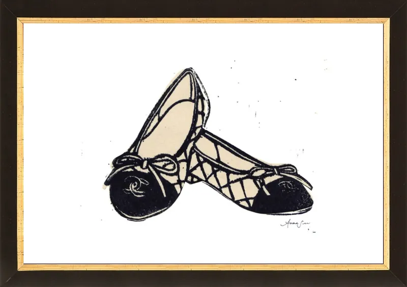 Chanel Ballet Flats by Anna See for Artfully Walls