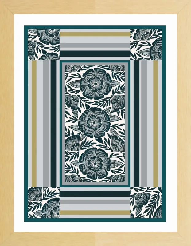 Botanical Frame 1 by Katharine Watson for Artfully Walls