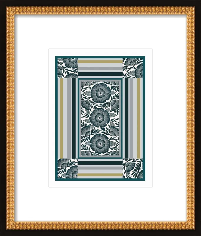 Botanical Frame 1 by Katharine Watson for Artfully Walls
