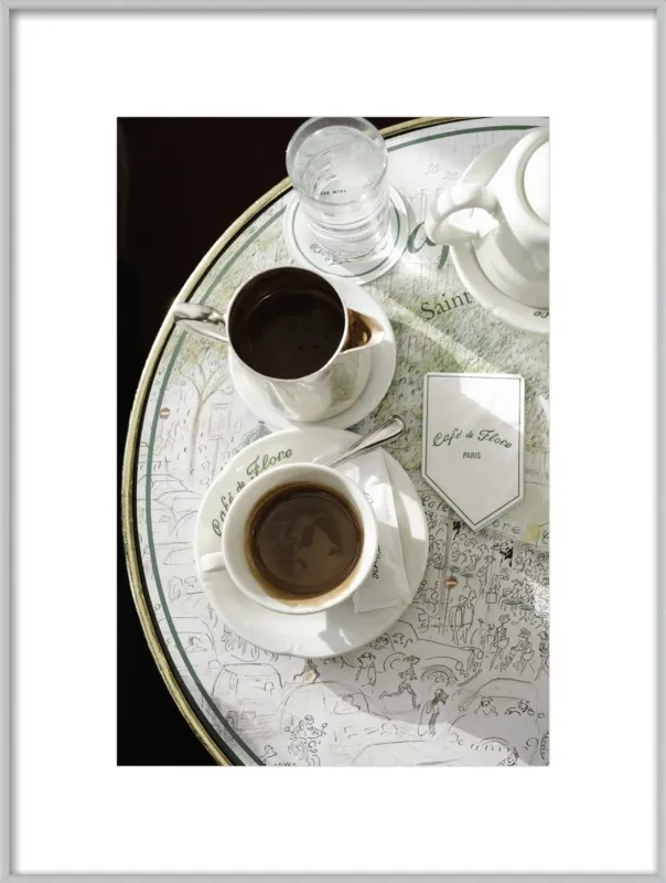 Chocolat chaud au Café de Flore by Lauren & Annael Tolila for Artfully Walls