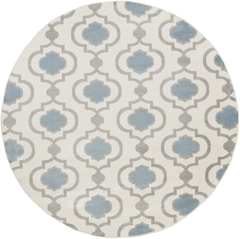 Horizon Beige Indoor 7'10" x 7'10" Machine Woven Rug
