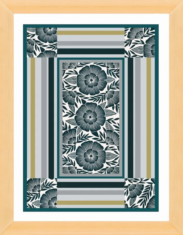 Botanical Frame 1 by Katharine Watson for Artfully Walls
