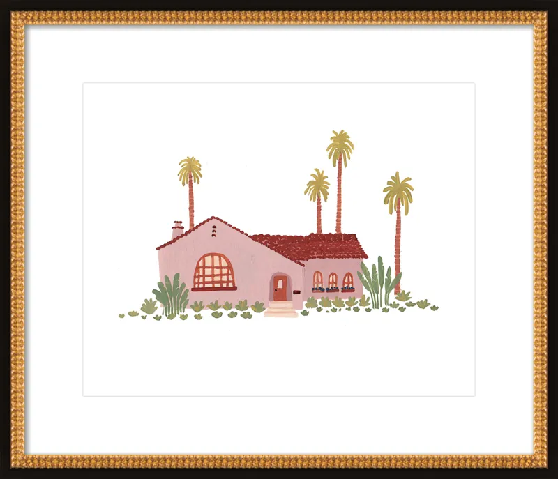 Pink Bungalow by Taylor Ann for Artfully Walls
