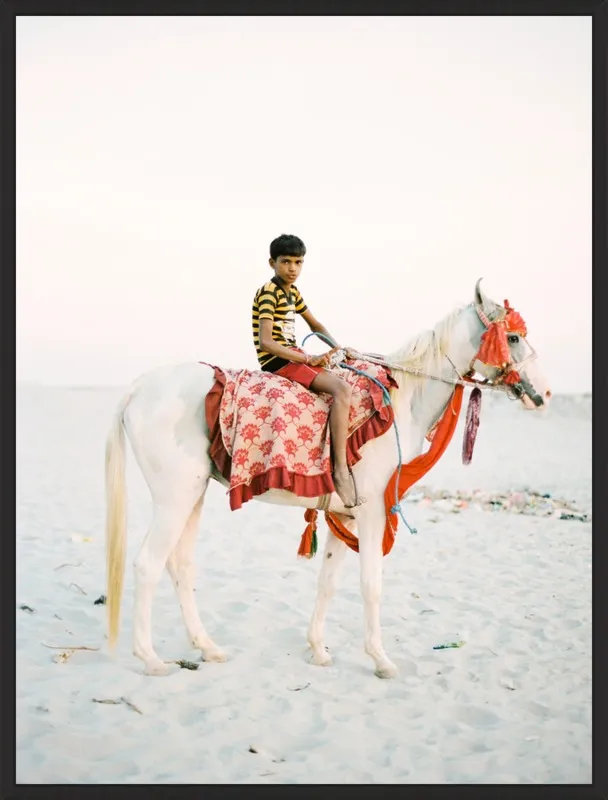 Boy on Horse by Andrew Jacona for Artfully Walls