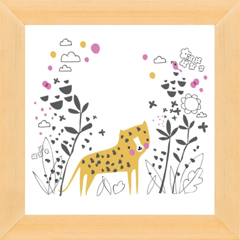 Little jungle leopard by Lizzie Mackay for Artfully Walls