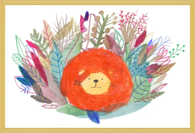Lion by Marion Barraud for Artfully Walls