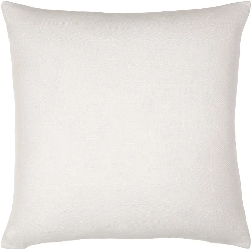 Linen Solid LSL-001 18"L x 18"W Down Filled Pillow