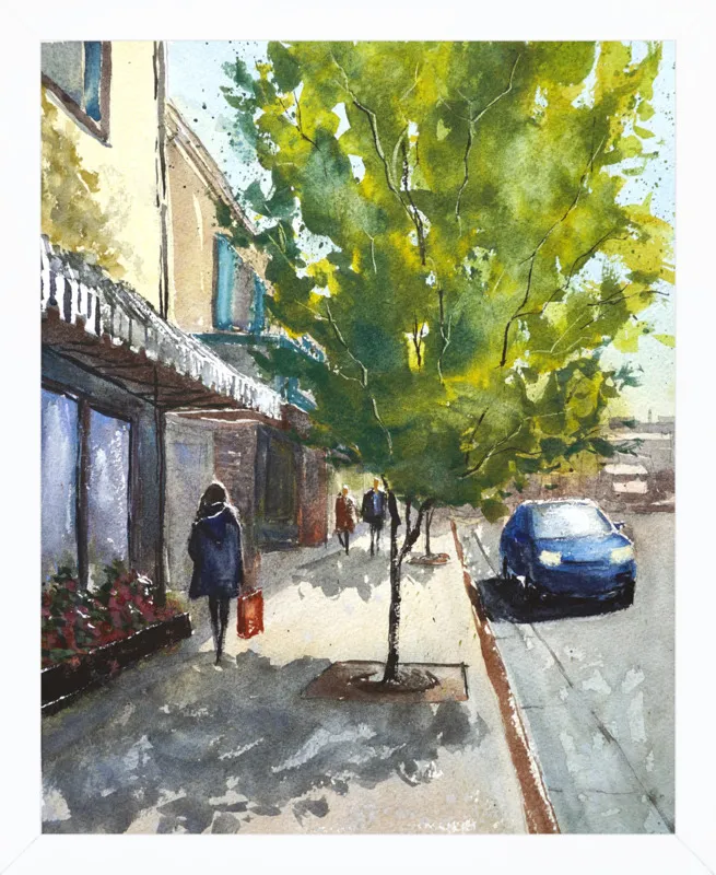 Shops in Laguna by Lauren Dusing for Artfully Walls