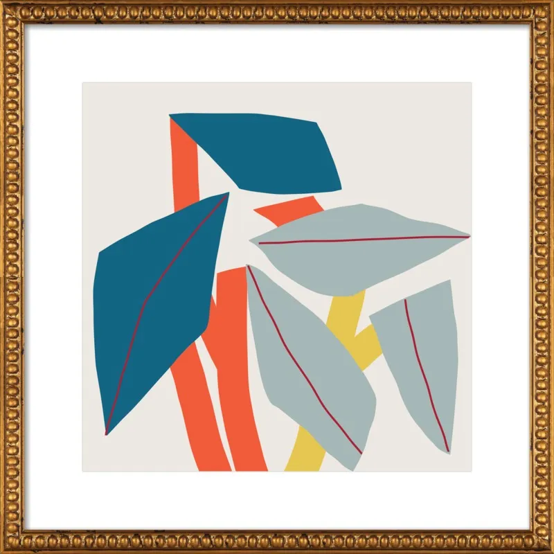 Colourful leaves by Jessica Nielsen for Artfully Walls
