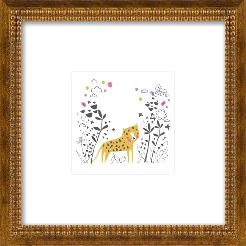 Little jungle leopard by Lizzie Mackay for Artfully Walls