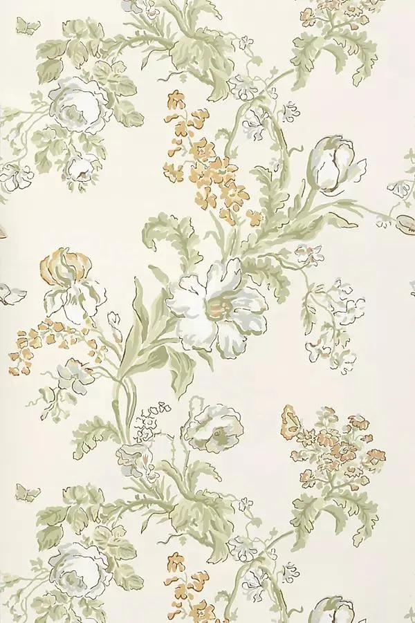 Maintenon Botanical Wallpaper